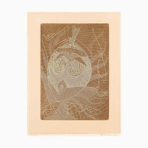 Max Ernst, Masque, Etching, 1950