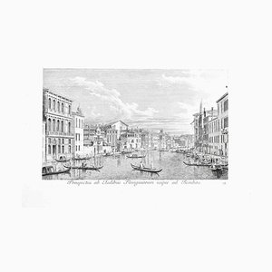 Antonio Visentini, Prospectus ab Aedibus Flanginorum usque ad Bembos, 1742, Etching