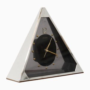 Vintage Triangular Mantle Clock by Seiko for Barcelona 92 Olympics, 1990s