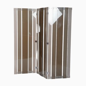 Paravento in vetro acrilico attribuito a Philippe Jean, Francia, anni '70