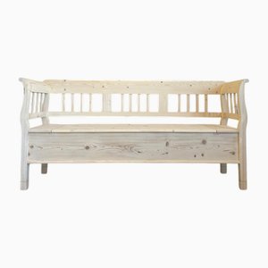 Panca da cucina provinciale rustica in legno