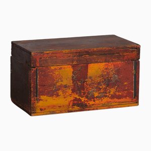 Antique Chinese Polychrome Box, 1900s