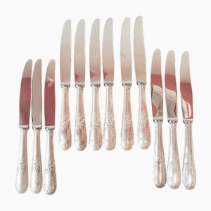 French Louis XV Style Table Knives by François Frionnet, 1940s, Set of 12