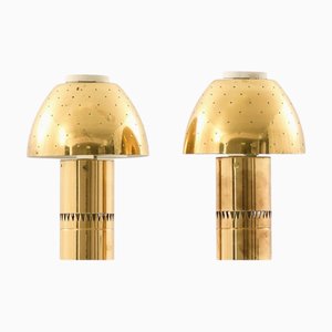 Tischlampen aus Messing, Hans-Agne Jakobsson zugeschrieben, 1964, 2er Set