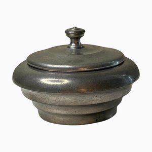 Scatola moderna in peltro di Ernst Svedbom, Svezia, 1932