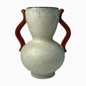 Moderne schwedische Keramikvase von Anna-Lisa Thomson für Upsala Ekeby, 1940er