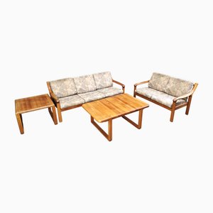 Mid-Century Scandinavian Sofa Set, 1970s, Set of 4