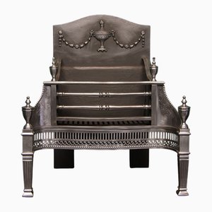 Kaminrost aus poliertem Stahl, 1890