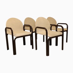 Sedie di Gae Aulenti per Knoll, anni '70, set di 4