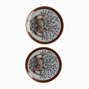 Starfish Plate by Versace for Rosenthal, 2000s, Set of 2