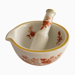 Antique French Mortar and Pestle, 1773, Set of 2