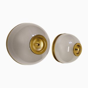 Lampade da parete attribuite a Luigi Caccia Dominioni per Azucena, anni '50, set di 2