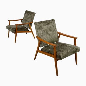 Czechoslovakian Jitona Chairs, 1960s, Set of 2