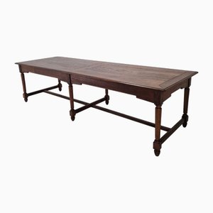 Large French Monastery Dining Table, 1800s