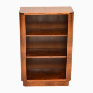 Bibliothèque Ouverte Art Déco en Noyer, 1930s