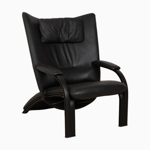 Butaca Spot 698 de cuero negro de WK Wohnen