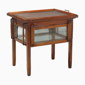 Table d'Appoint Vitrine, Italie, Fin du 19ème Siècle