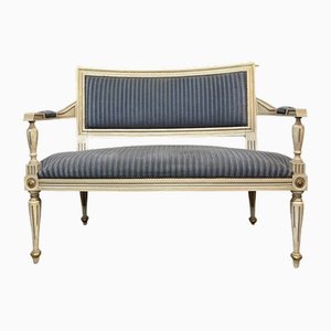 Canapé Style Louis XV avec Tissu, France