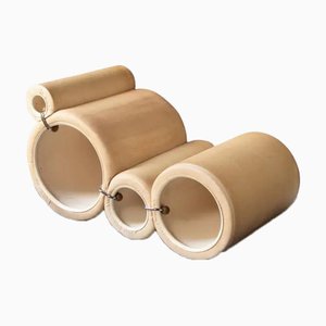 1st Edition Tube Chair by Joe Colombo for Flexform, 1969