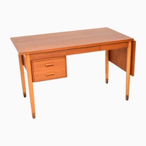 Vintage Danish Teak Drop Leaf Desk from Borge Mogensen, 1960s