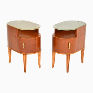Vintage Swedish Bedside Cabinets from Axel Larsson, 1950s, Set of 2