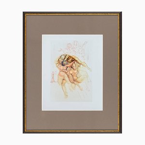 Salvador Dali, The Inferno, Canto 8: The Angry Ones with Nudes, 1960, xilografia