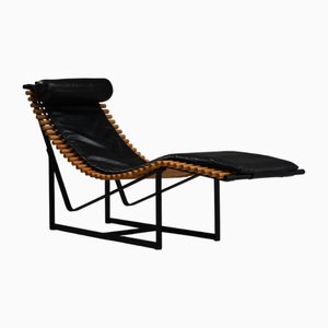 Chaise longue con schienale di Peter Strassl, Germania, anni '70