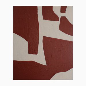 Bodasca, Composition abstraite Organic 2 Terracotta, 2025, Acrylique sur Toile