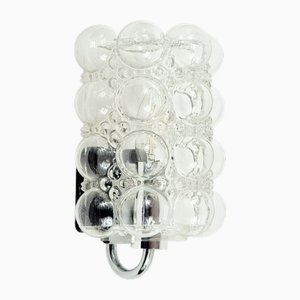 Moderne Mid-Century Wandlampe aus Blasenglas von Helena Tynell für Limburg, Deutschland, 1960er