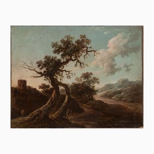 Richard Wilson, Landscape, Oil on Canvas, 18th Century, Framed