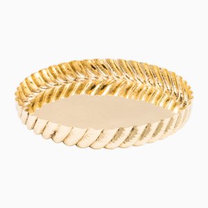 Vassoio Art Nouveau in ottone di Josef Hoffmann per Wiener Werkstatte, Austria, 1915