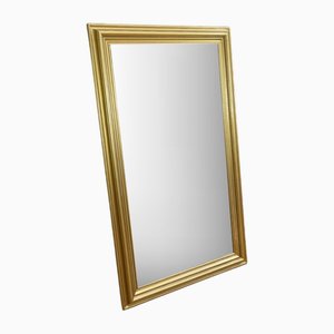 Rectangular Gilded Wood Mirror, 1950