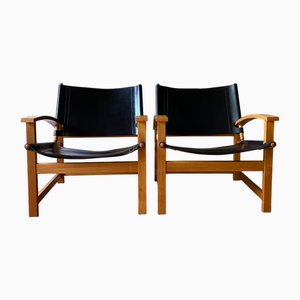 Chaises Safari de Hyllinge, 1970s, Set de 2