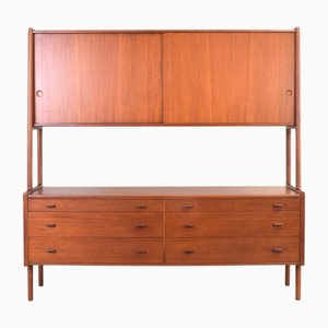 Dänisches Mid-Century Teak Sideboard von Hans Wegner für Ry Møbler, 1950er