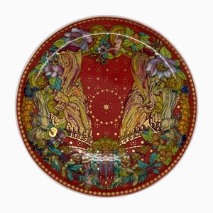 Piatto piccolo Le Reve De Noel di Versace per Rosenthal, 2000