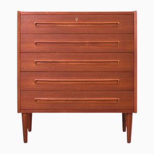 Commode Mid-Century en Teck, Danemark, 1960s