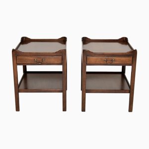 Vintage Georgian Style Side Tables, 1950, Set of 2