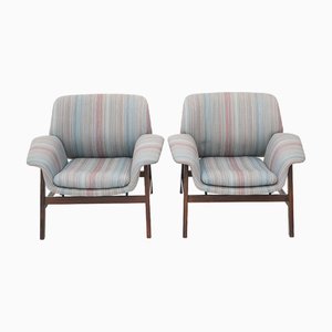 Model 849 Armchairs by Gianfranco Frattini for Cassina, 1950s, Set of 2