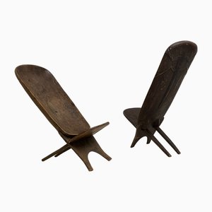 Star Gazer Lounge Chairs, 1940s, Set of 2