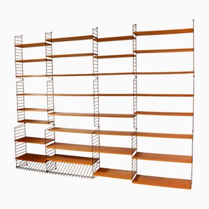 Modular Wall Shelf from String Nisse, Sweden, 1960s