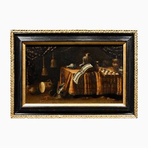 Francesco Noletti Detto Il Maltese, Still Life with Armor, 1640, Oil on Canvas, Framed