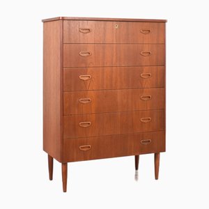 Mid-Century Danish Teak Chest of Drawers, 1960s