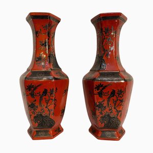 Vasi esagonali, Cina, set di 2