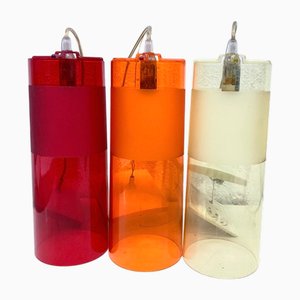 Hängelampen aus Kunststoff von Ferruccio Laviani für Kartell, 2003, 3er Set