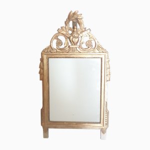 Louis XVI Style Gilded Mirror in Wood