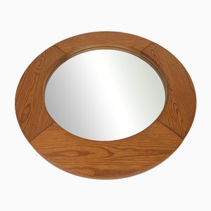 Specchio Mid-Century moderno in pino, anni '60