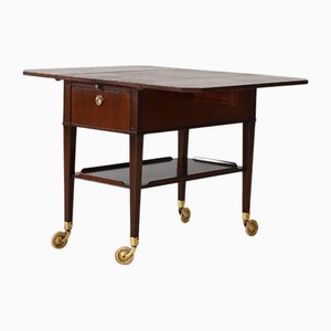 Vintage Scandinavian Mahogany Trolley, 1940s