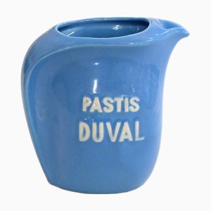 Advertising Water Pitcher in Earthenware from Pastis Duval, 1940s
