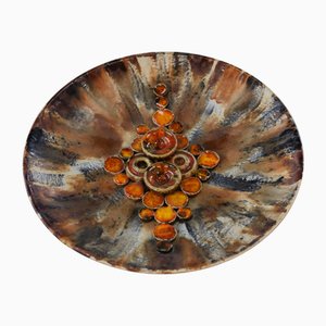 Ruscha Ceramic Wall Plate, 1960s