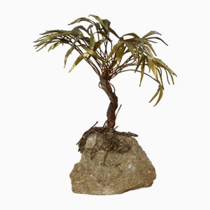 Copper Wire and Stone Sculpture by Daniel Dhaeseleer, 1980s